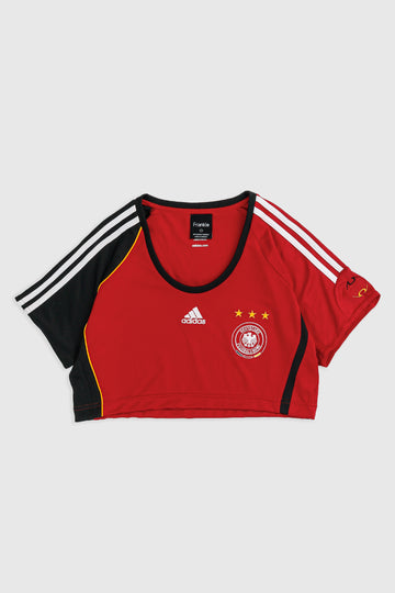 Rework Crop Germany Soccer Jersey - S