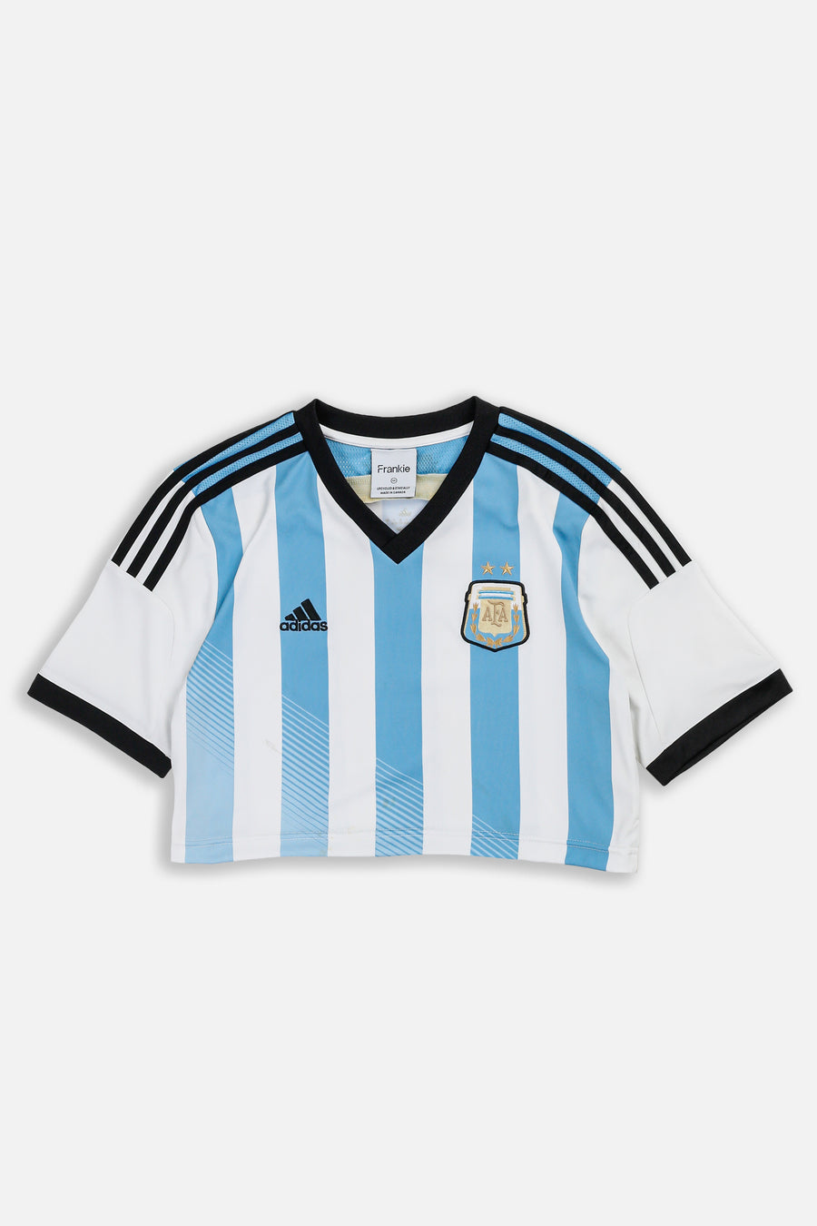 Rework Crop Argentina Soccer Jersey - XS