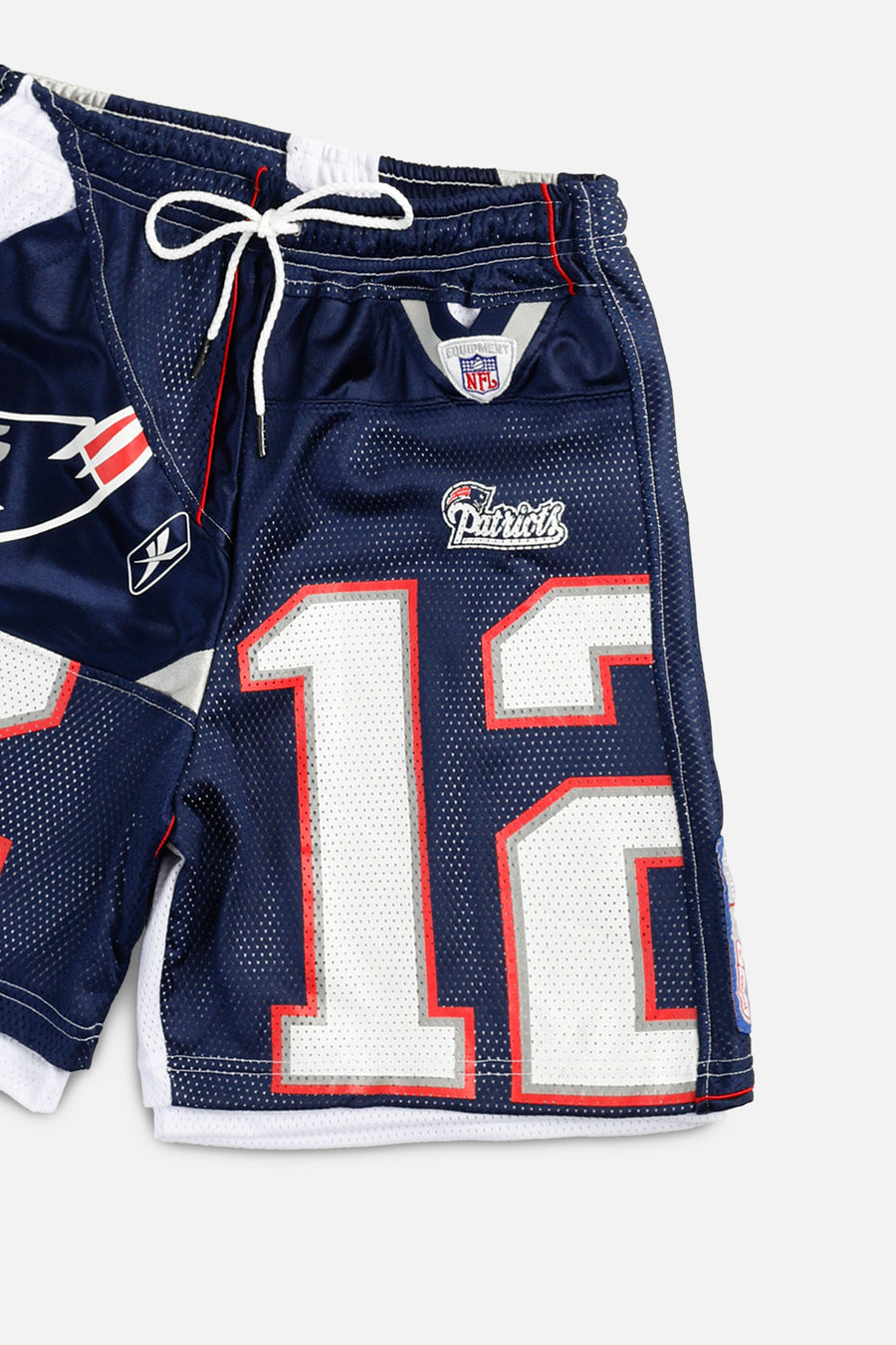 Unisex Rework New England Patriots NFL Jersey Shorts - S