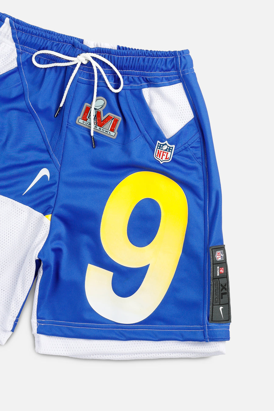 Unisex Rework LA Rams NFL Jersey Shorts - M