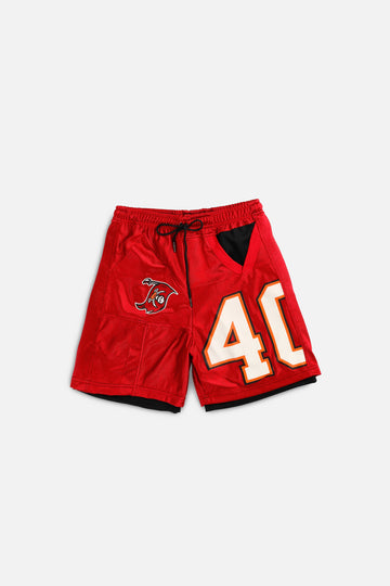 Unisex Rework Tampa Bay Buccaneers NFL Jersey Shorts - S