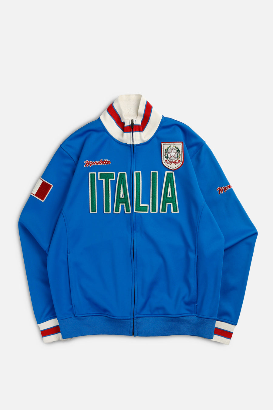 Vintage Italy Soccer Track Jacket - XL