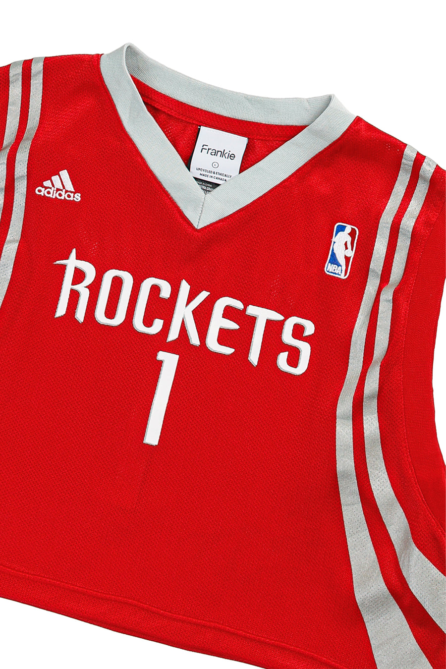 Rework Houston Rockets NBA Crop Jersey - L