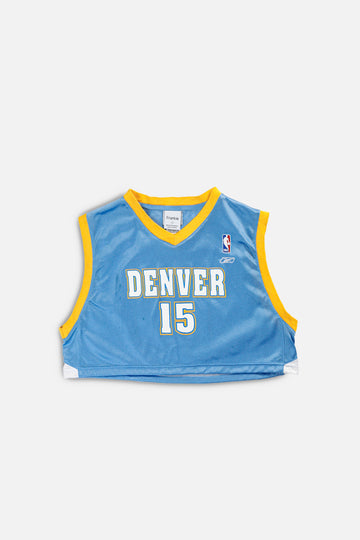 Rework Denver Nuggets NBA Crop Jersey - L