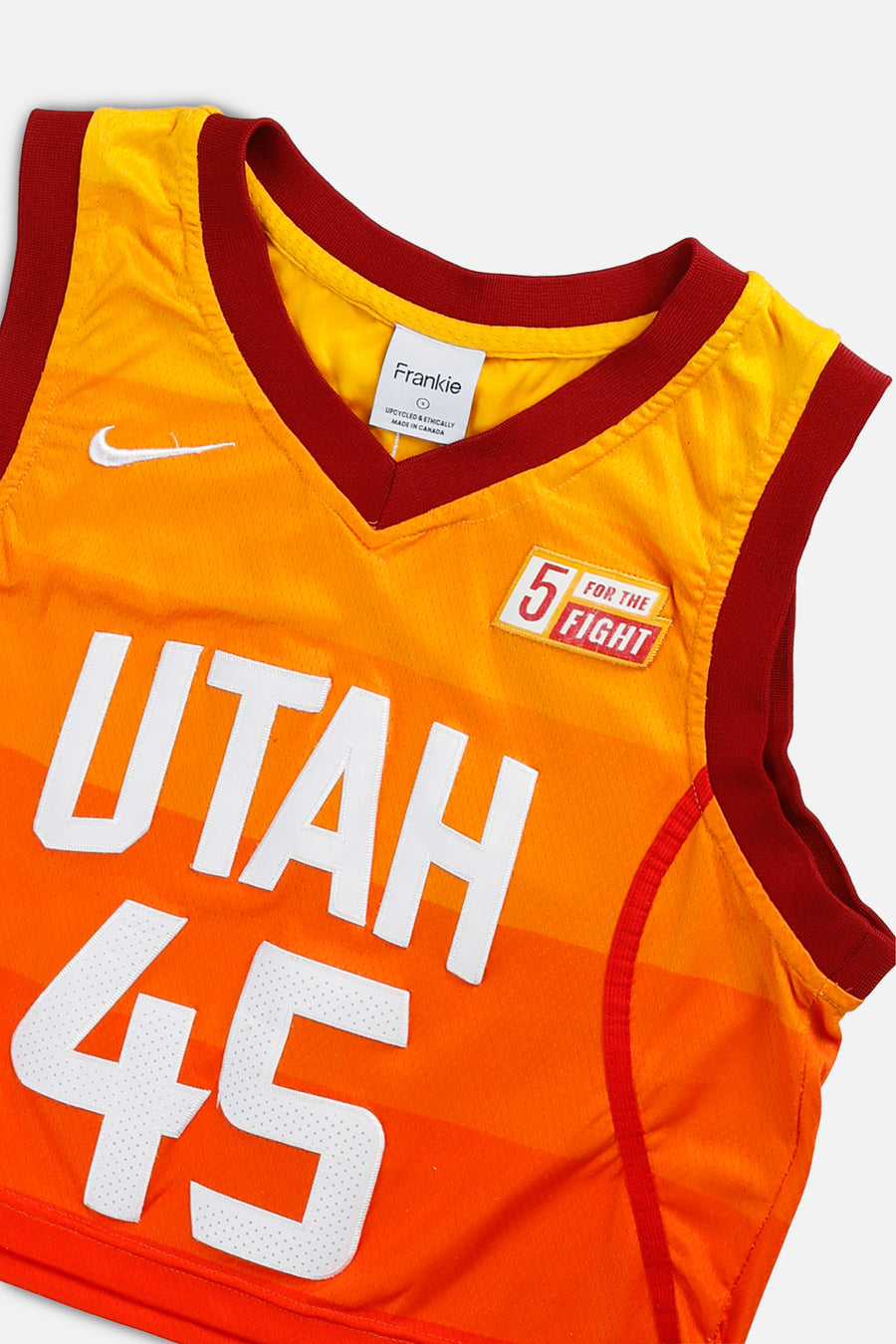 Rework Utah Basketball Crop Jersey - S