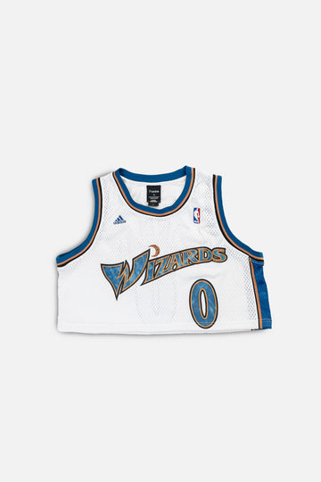 Rework Washington Wizards NBA Crop Jersey - L