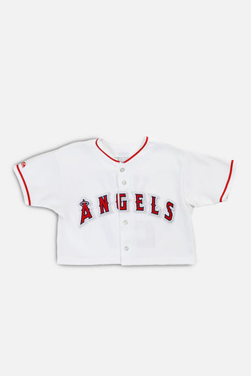 Rework Crop LA Angels MLB Jersey - S