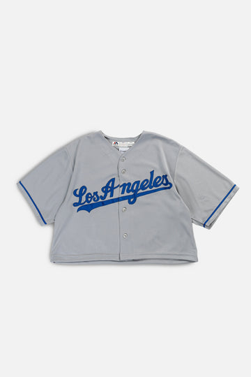 Rework Crop LA Dodgers MLB Jersey - L