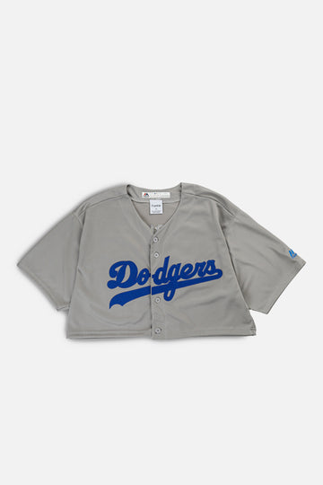 Rework Crop LA Dodgers MLB Jersey - XL