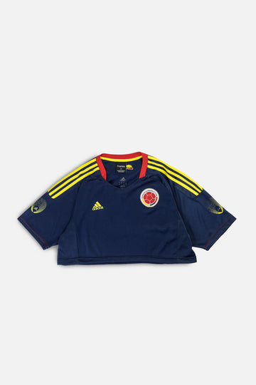 Rework Crop Colombia Soccer Jersey - L
