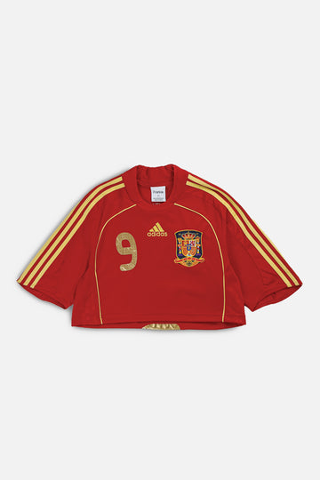 Rework Crop Spain Soccer Jersey - S