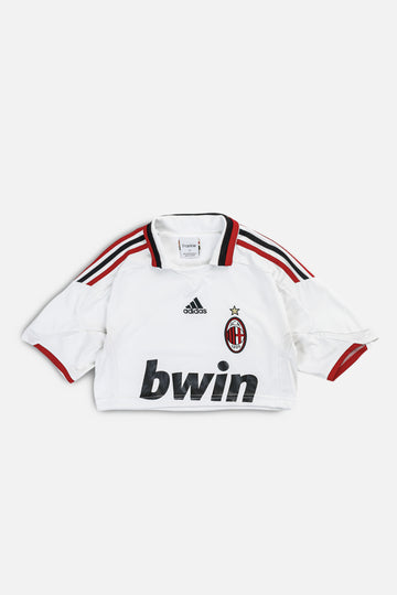 Rework Crop Milan Soccer Jersey - S