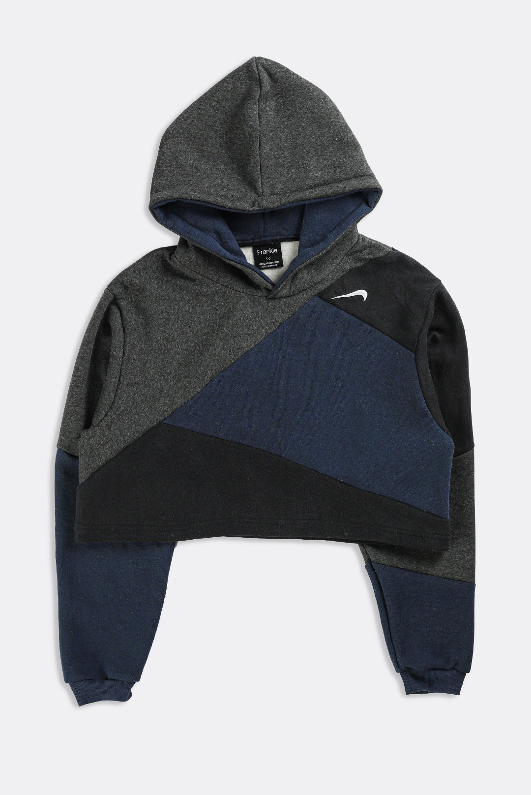 Rework Nike Patchwork Crop Sweatshirt - S – Frankie Collective