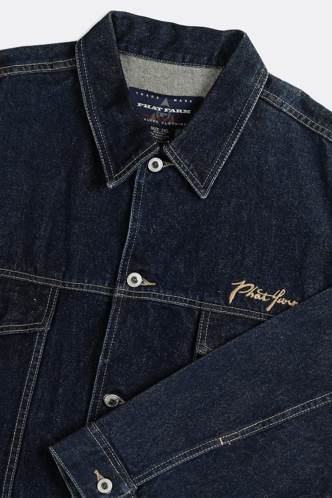 Deadstock Phat Farm Denim Jacket - 2XL – Frankie Collective