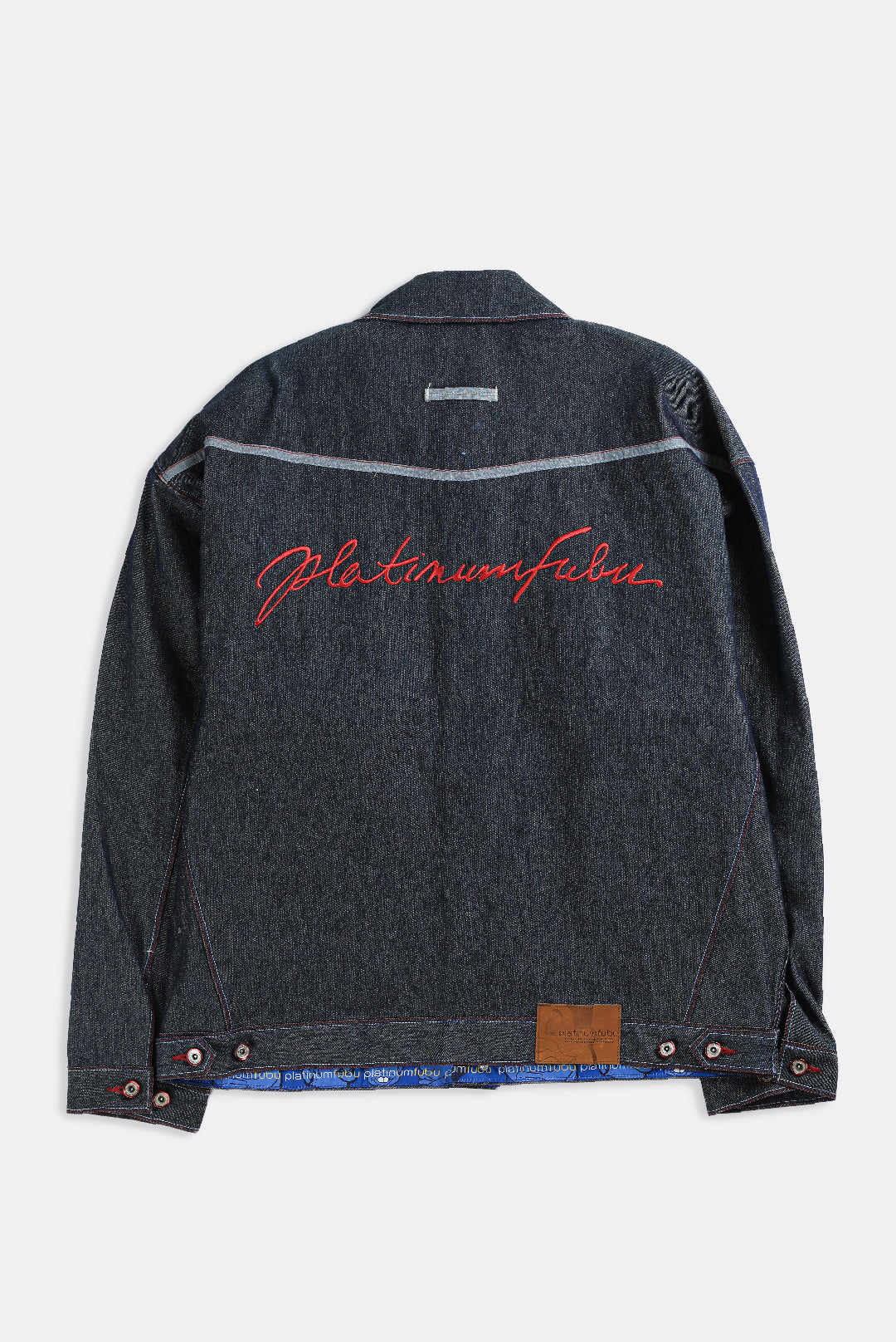 Platinum outlet Fubu denim jacket