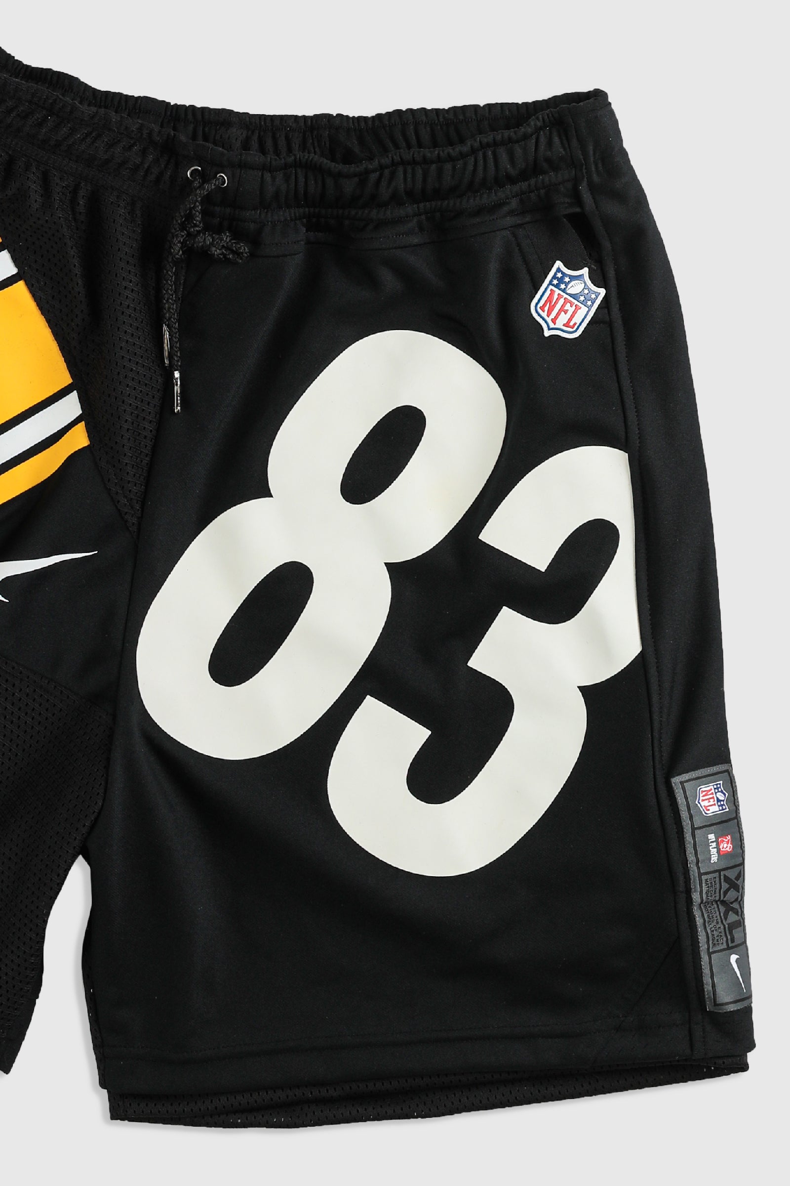 Unisex Rework Steelers NFL Jersey Shorts - L – Frankie Collective