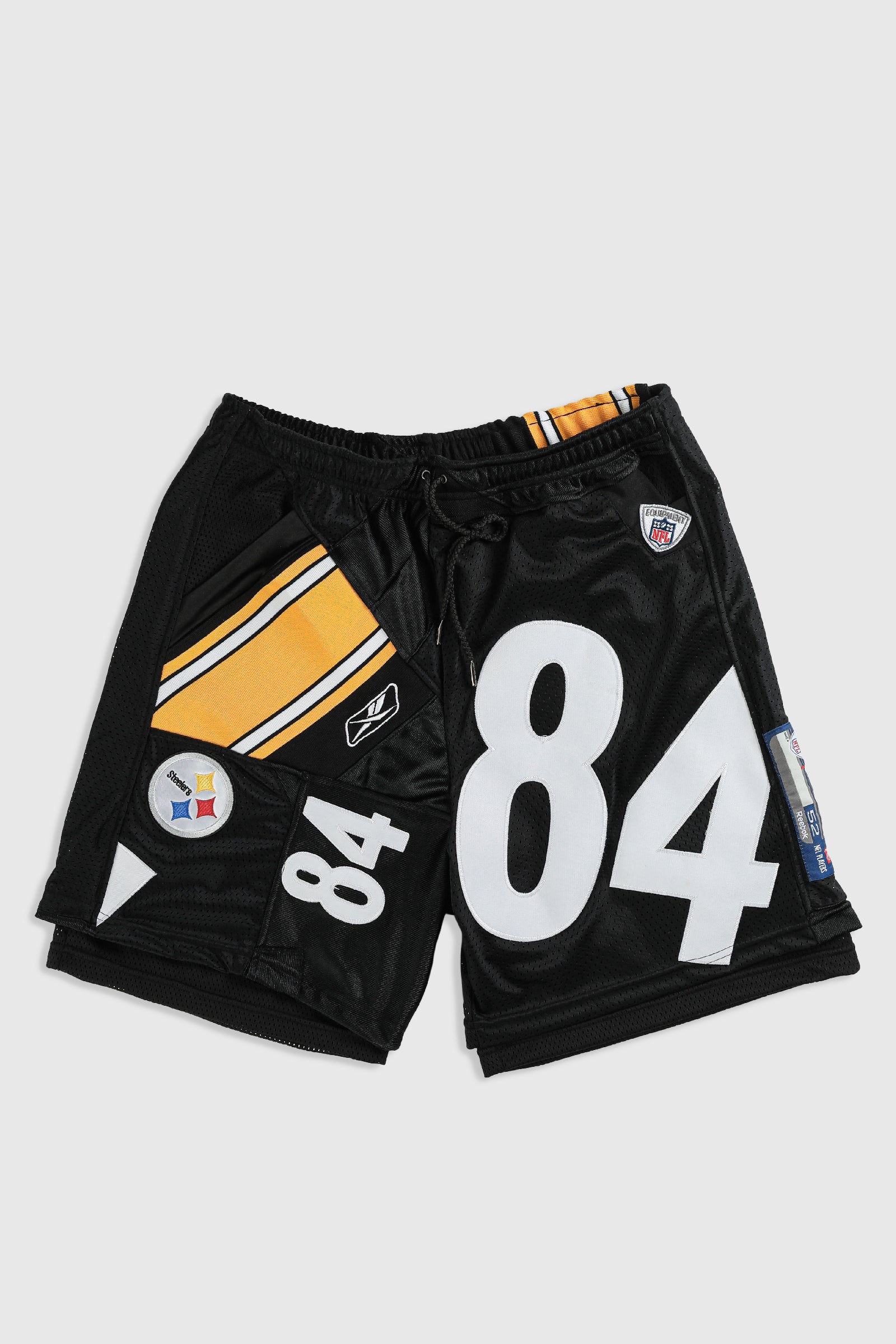 Unisex Rework Steelers NFL Jersey Shorts - L – Frankie Collective
