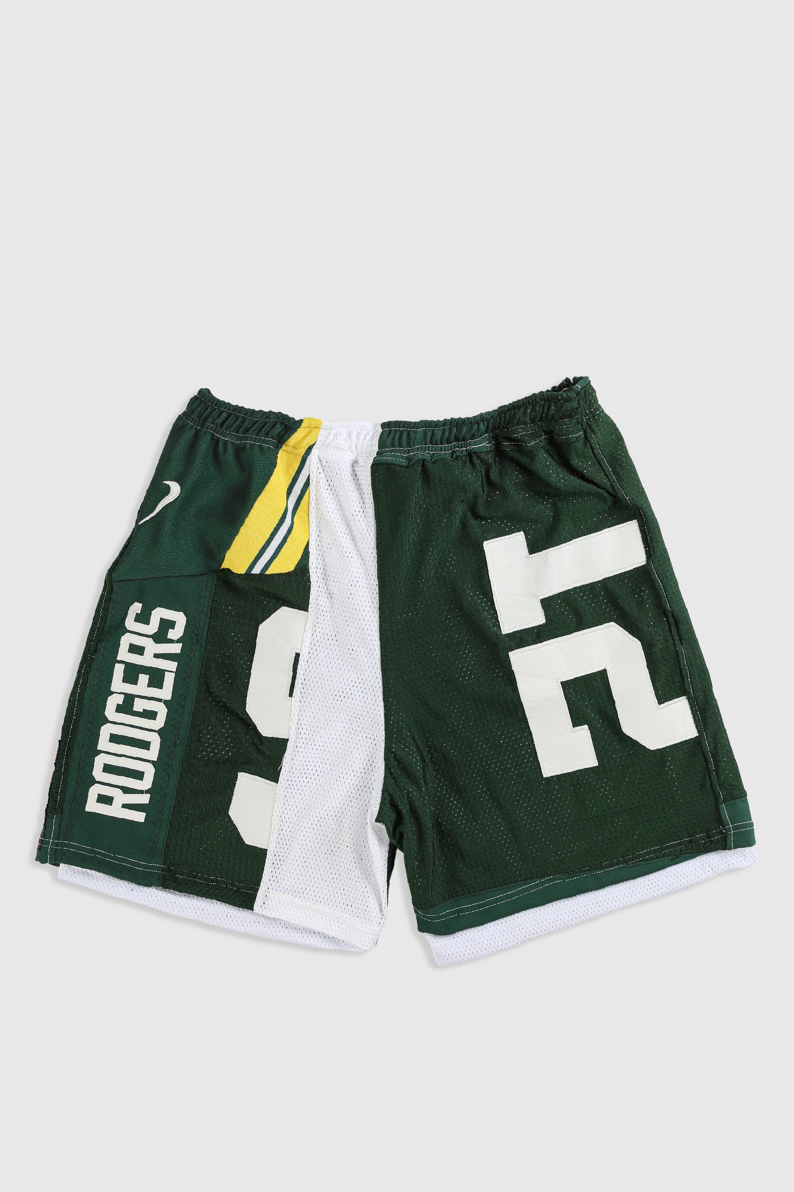 Frankie Collective Rework Packers NFL Jersey Shorts 009