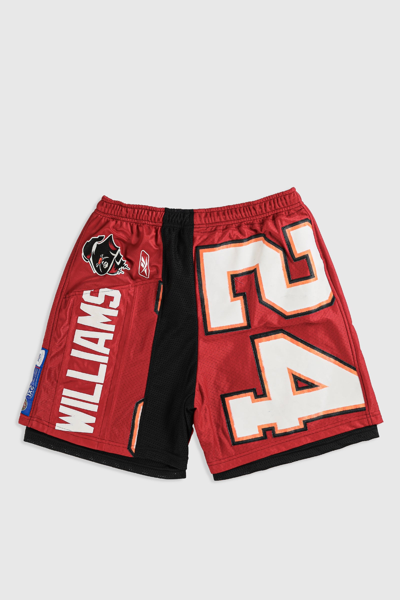 Unisex Rework Buccaneers NFL Jersey Shorts - Women-L, Men-M