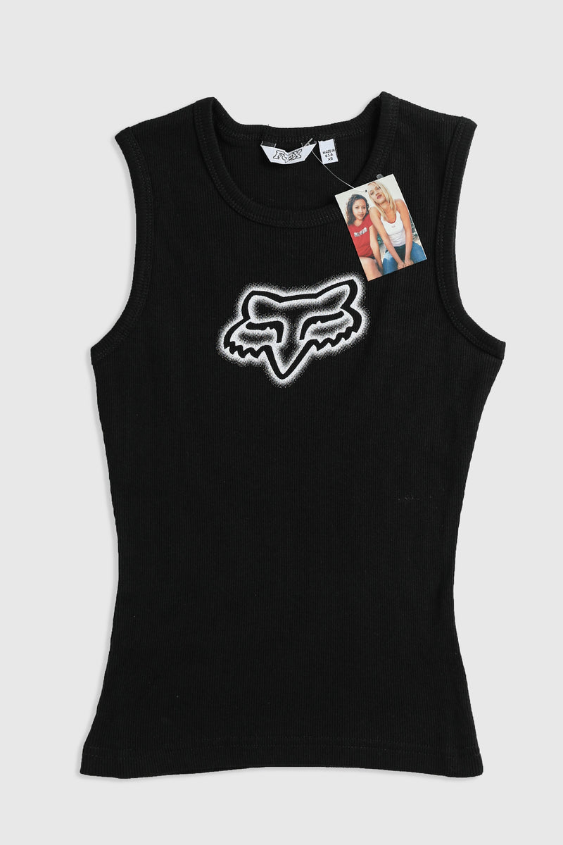 Fox Tank Top Shield Black