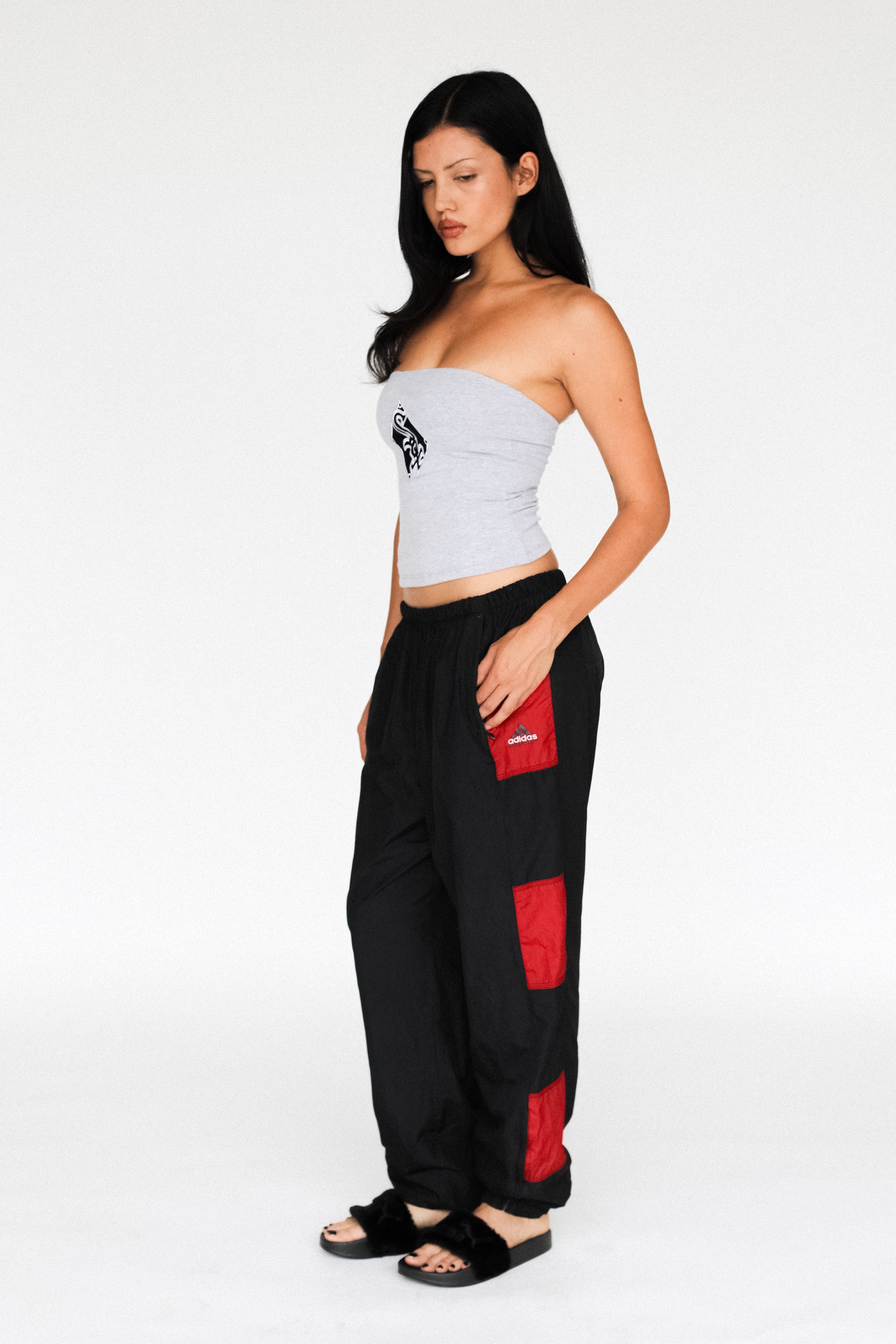 Vintage Adidas Windbreaker Pants - M