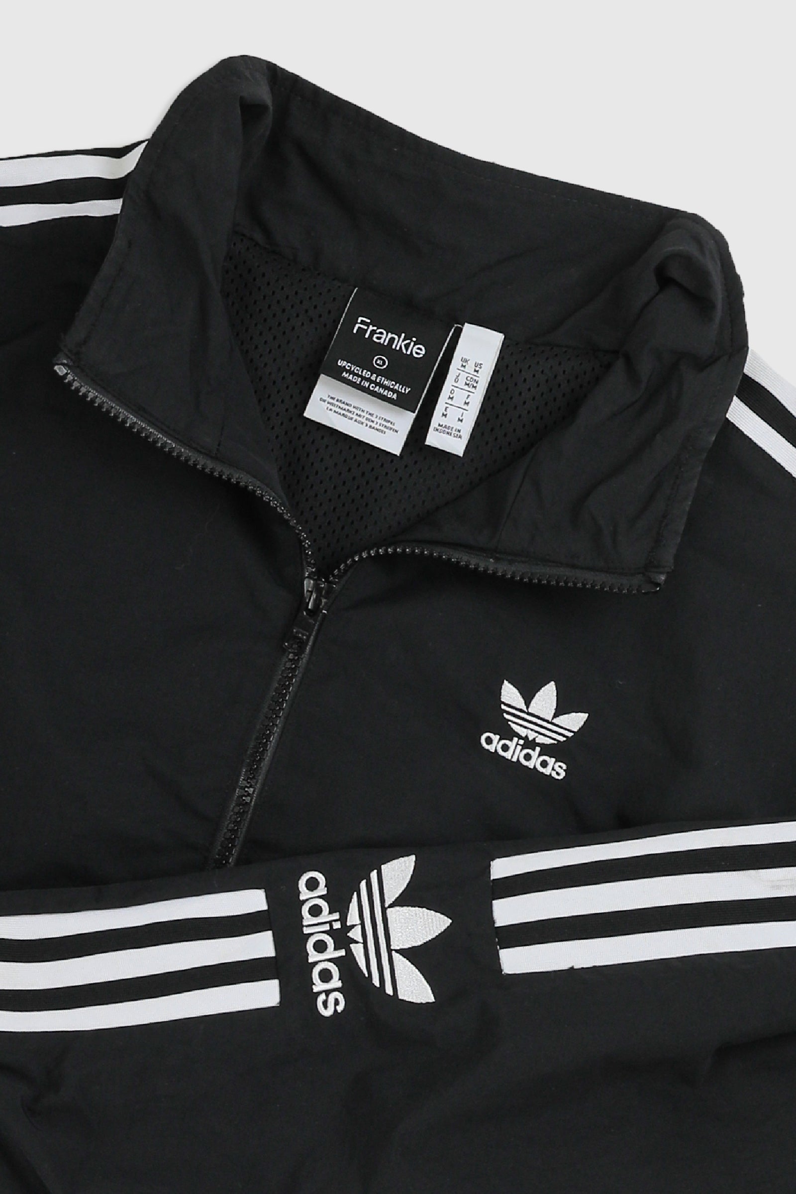 Rework Adidas Crop Windbreaker - XL – Frankie Collective