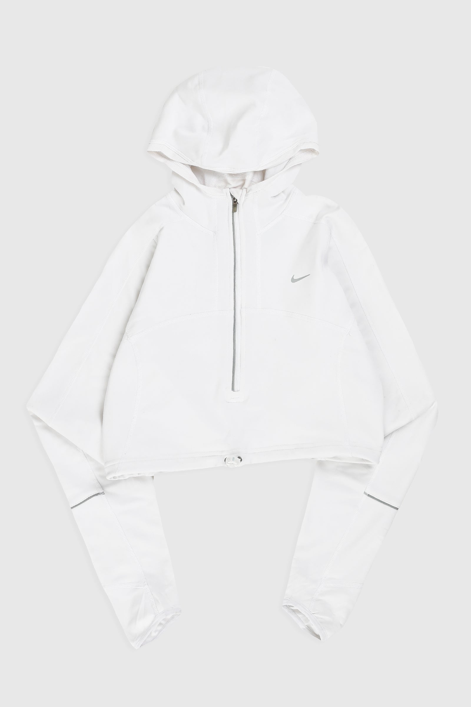 White nike cropped orders hoodie