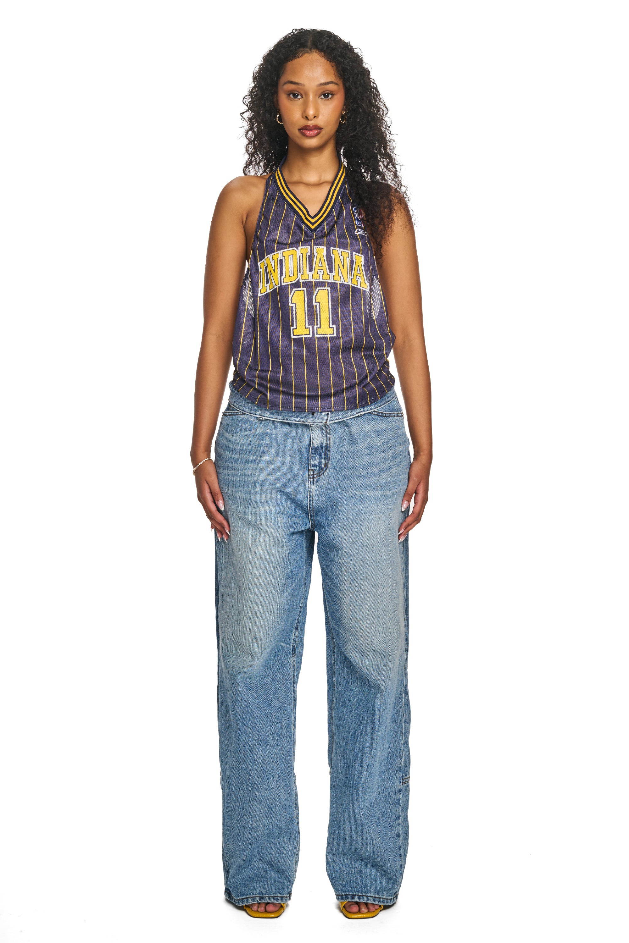 Rework Indiana Pacers Halter Top
