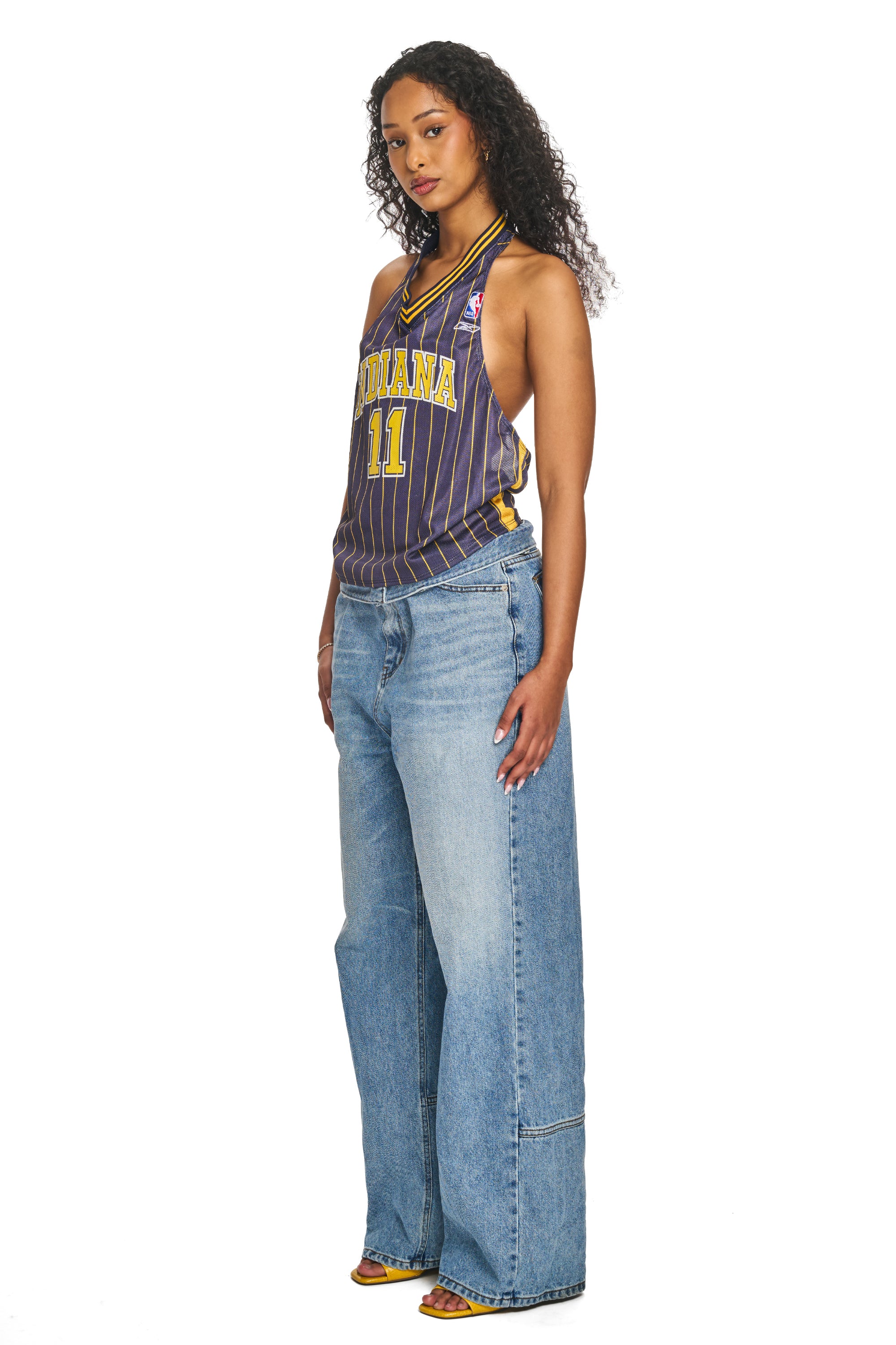 Rework Indiana Pacers Halter Top