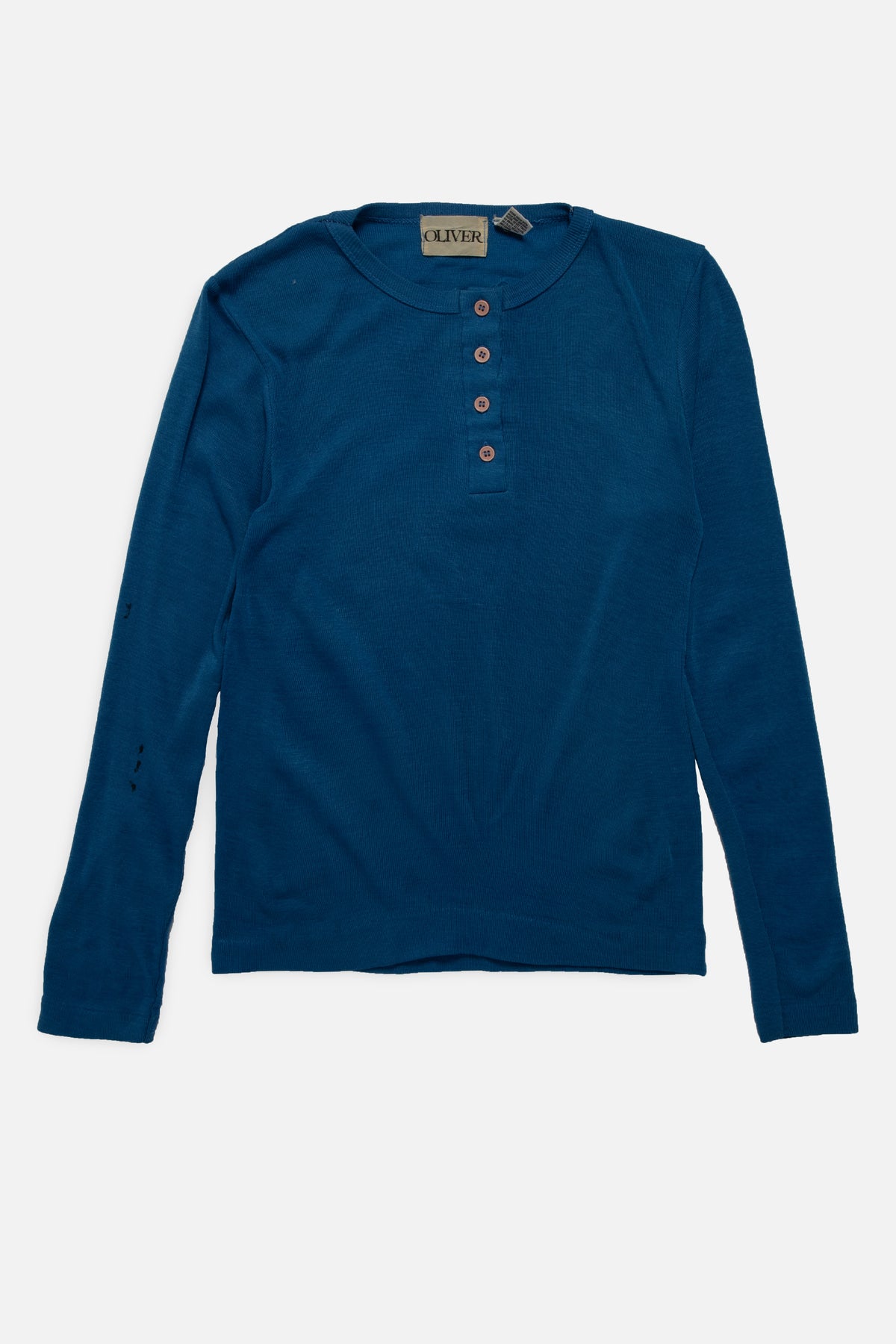 Vintage Long-Sleeve Knit Shirt