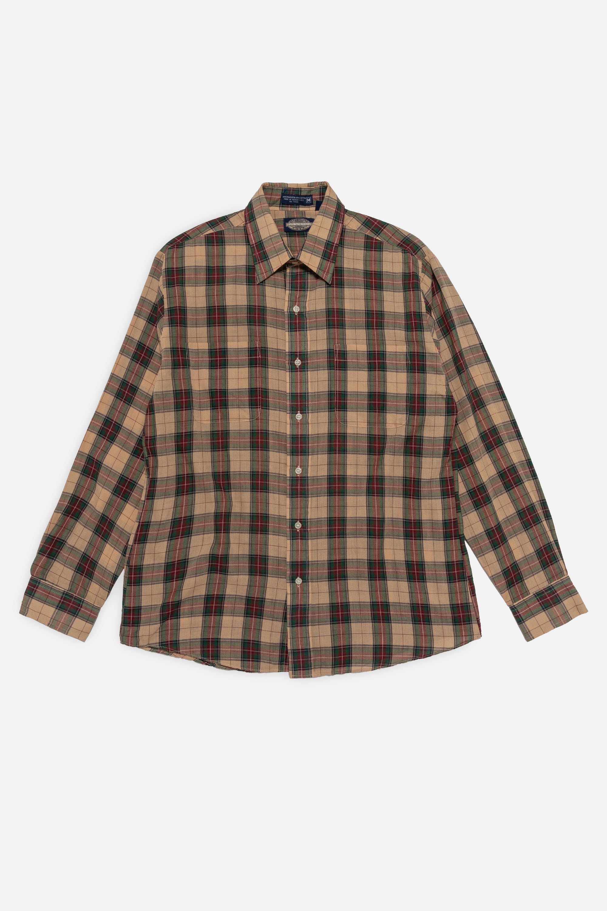Vintage Plaid Button Down Shirt