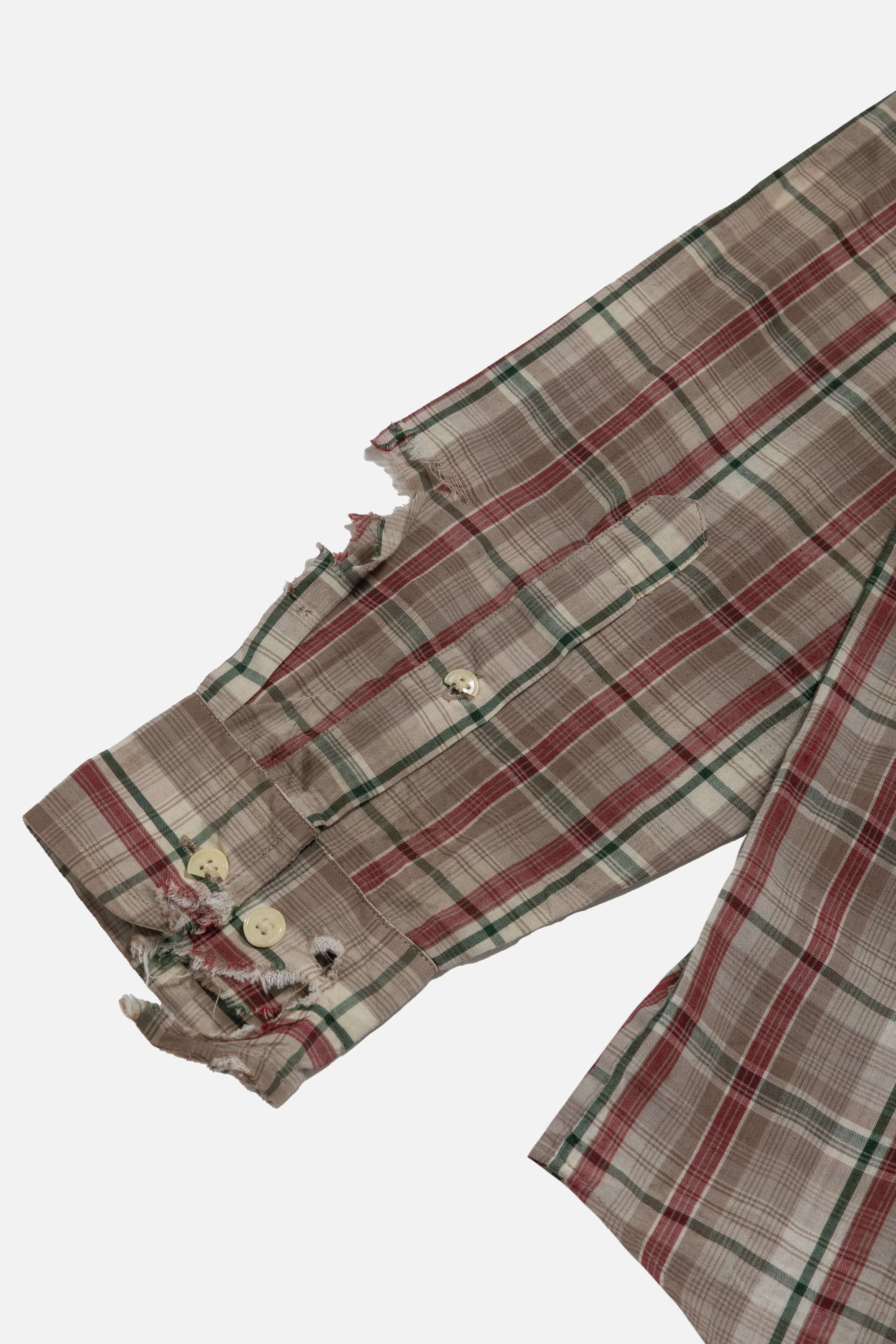Vintage Plaid Button Down Shirt