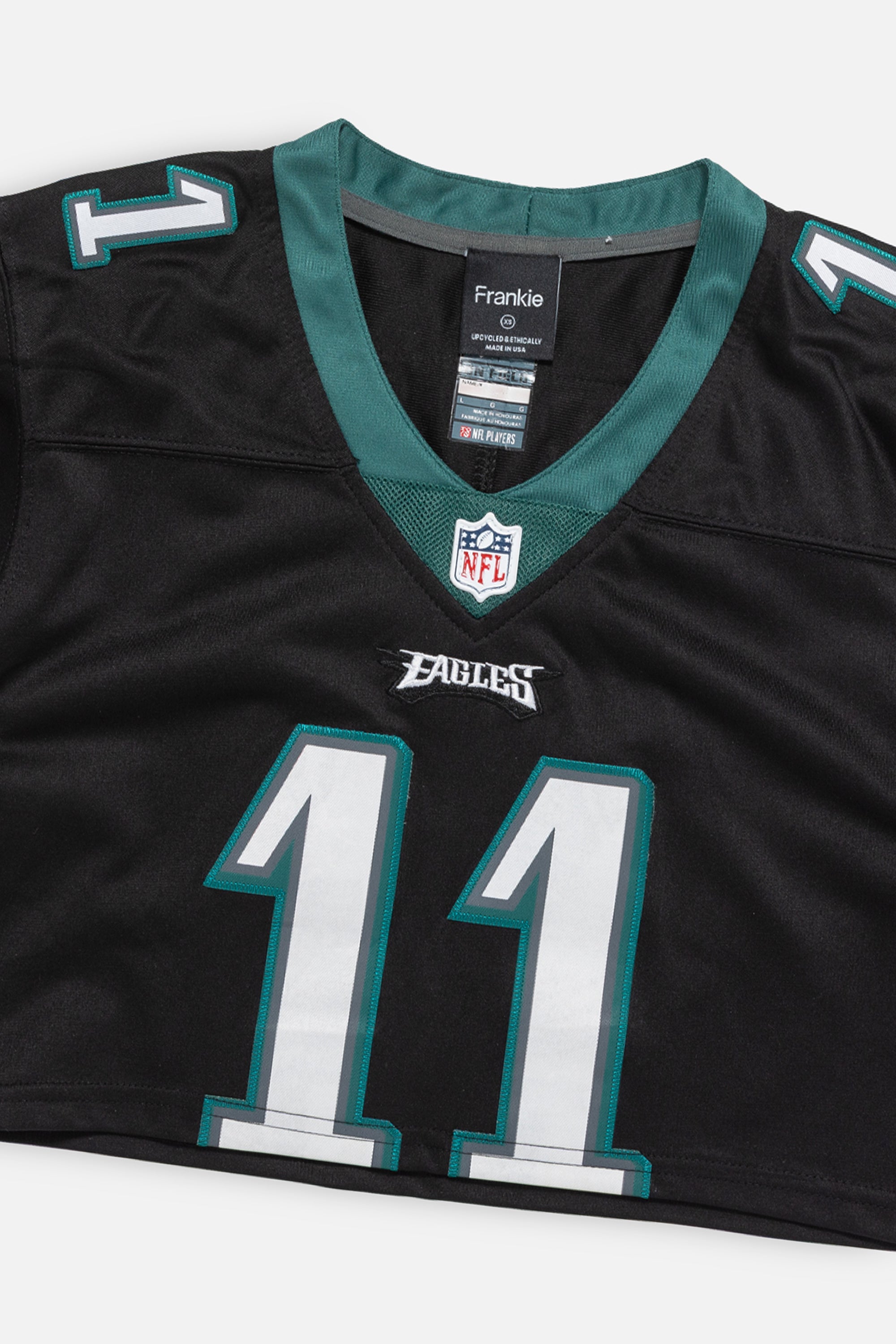 Rework Philadelphia Eagles Crop Jersey