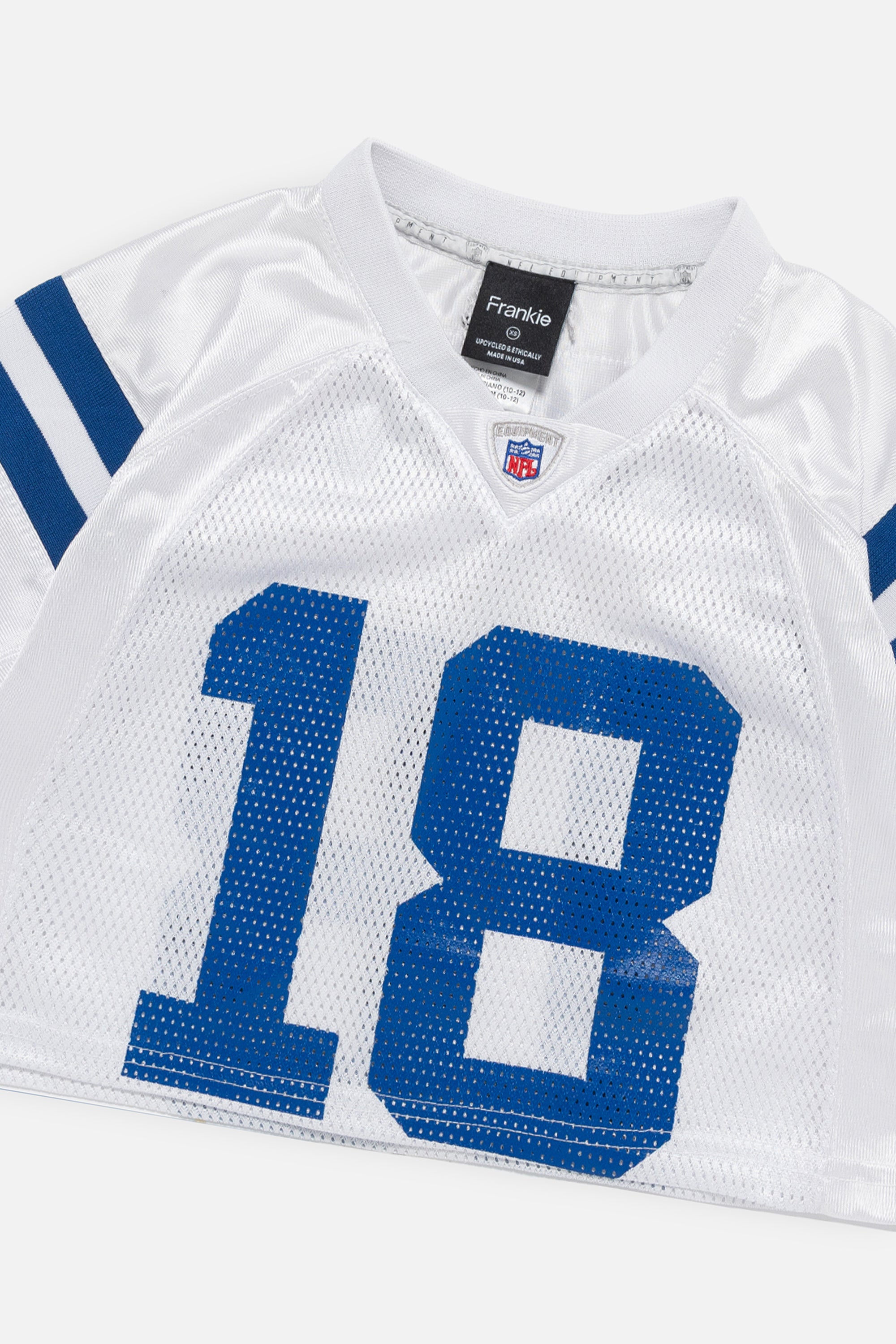 Rework Indianapolis Colts Crop Jersey