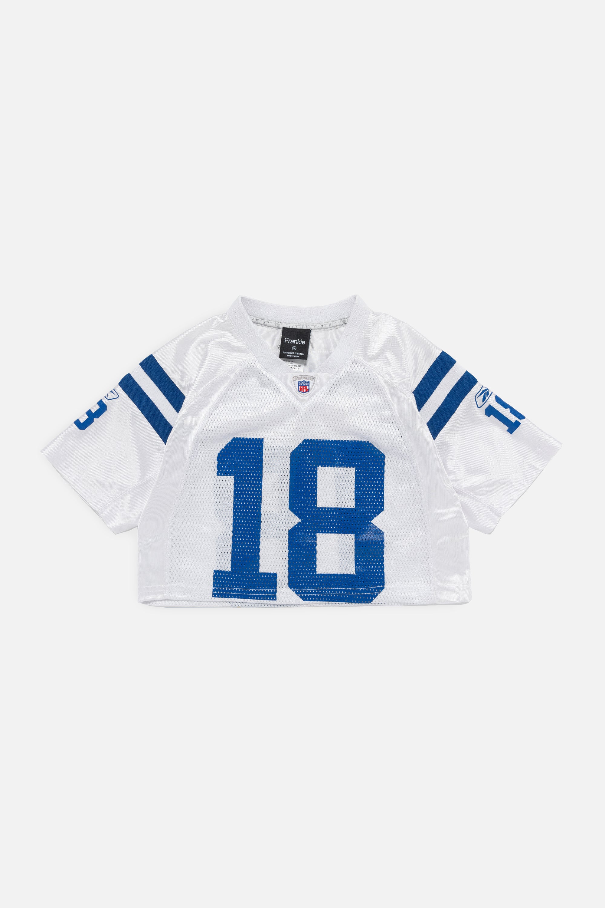 Rework Indianapolis Colts Crop Jersey
