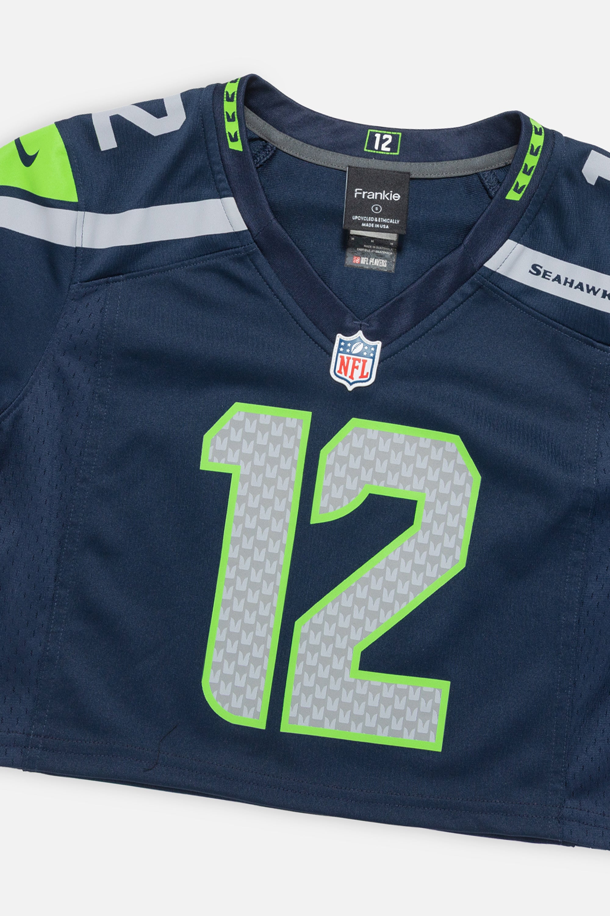 Rework Seattle Seahawks Crop Jersey
