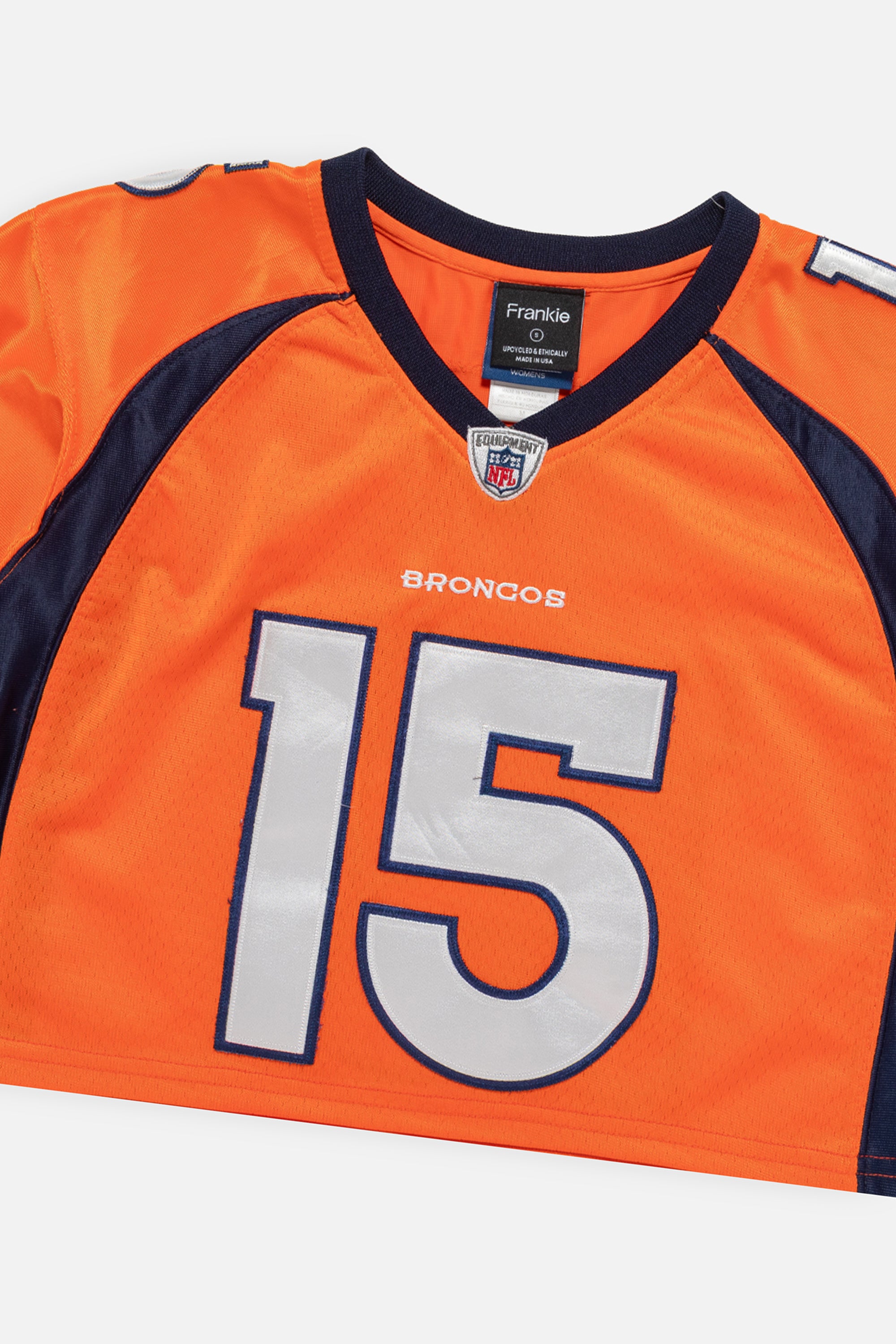 Rework Denver Broncos Crop Jersey