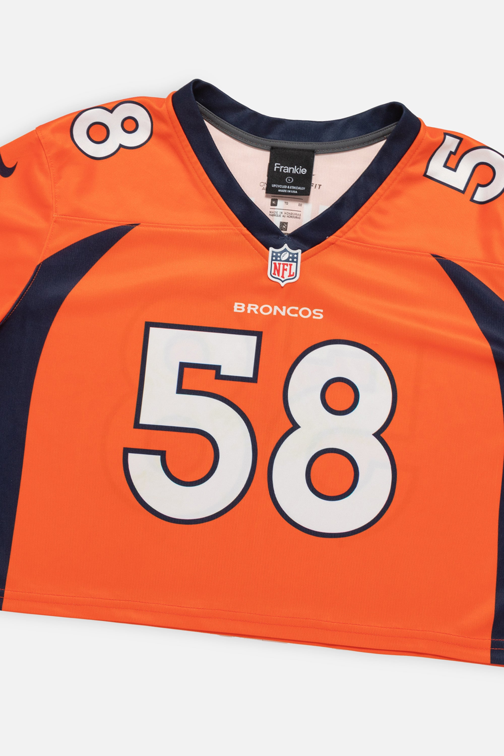Rework Denver Broncos Crop Jersey