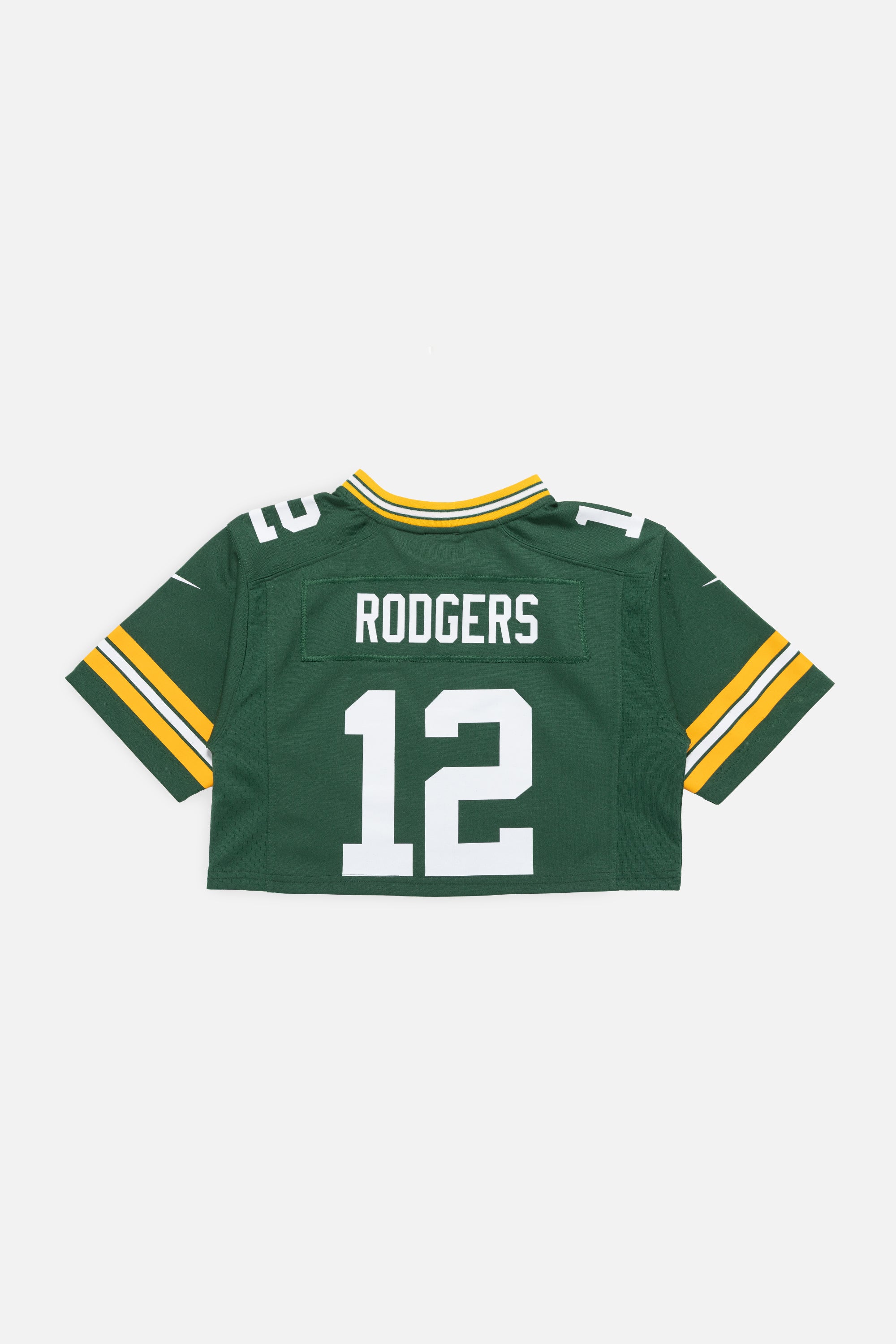 Rework Green Bay Packers Crop Jersey