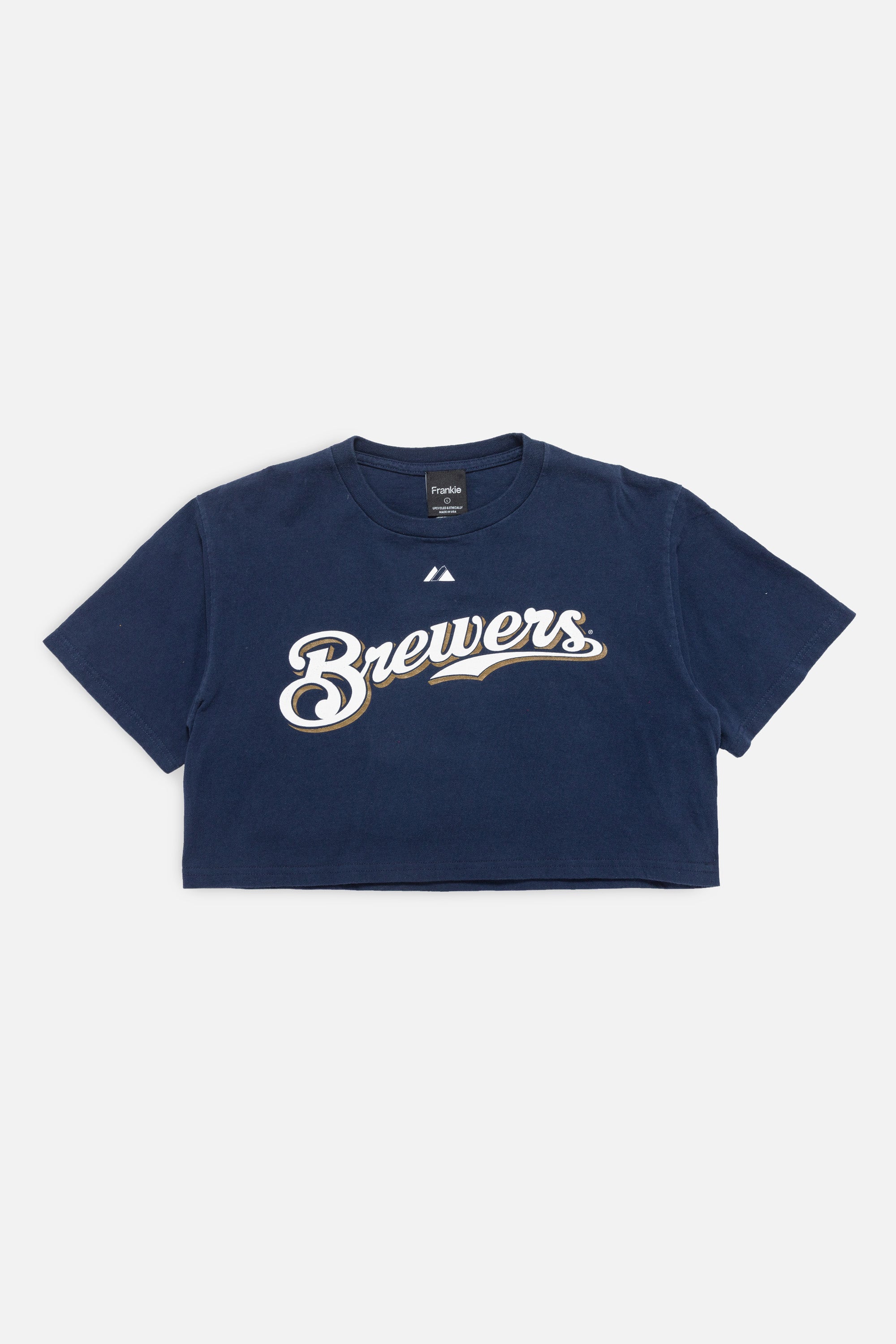 Rework Milwaukee Brewers Crop Tee