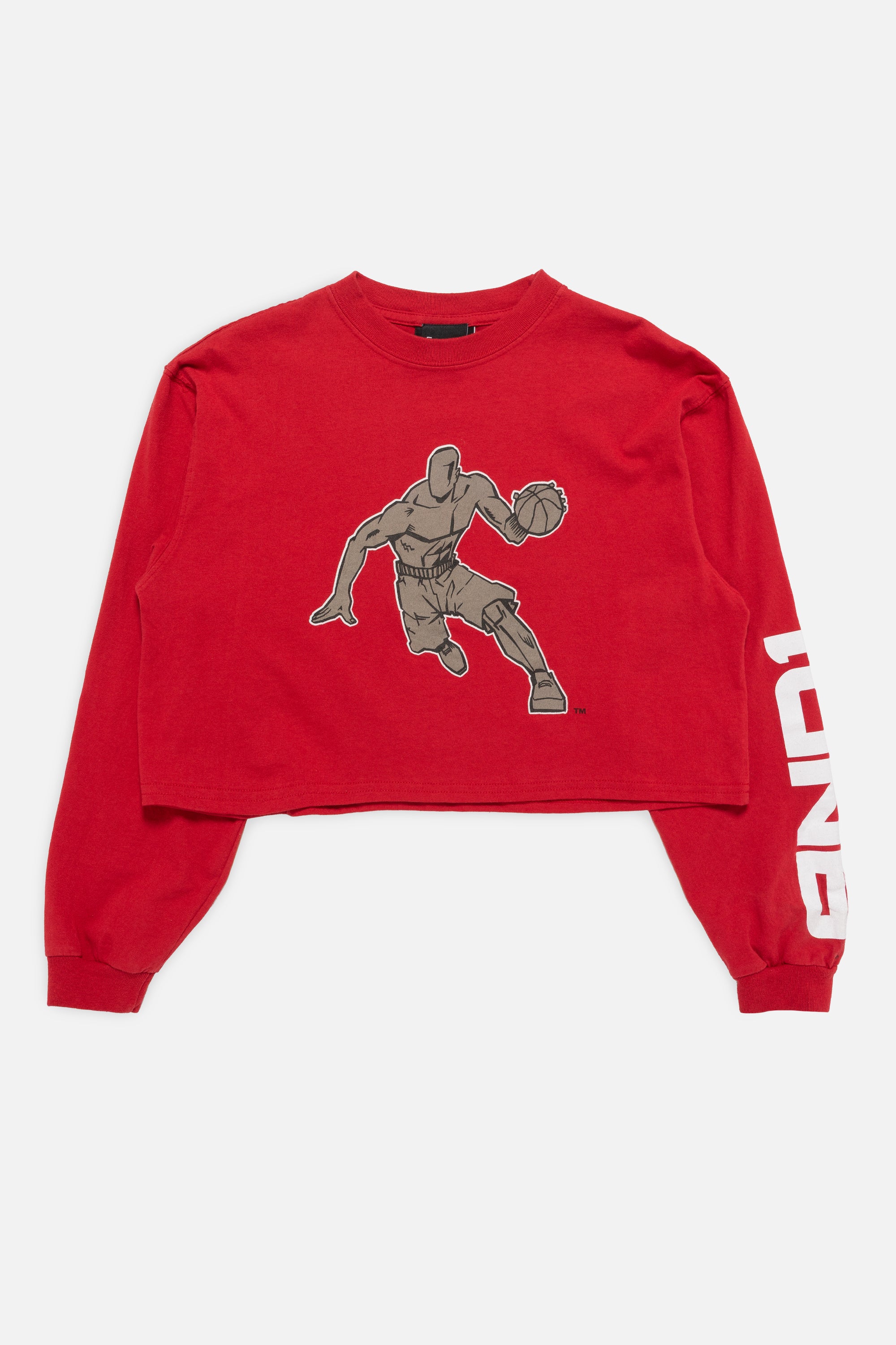 Rework AND1 Crop Sweatshirt