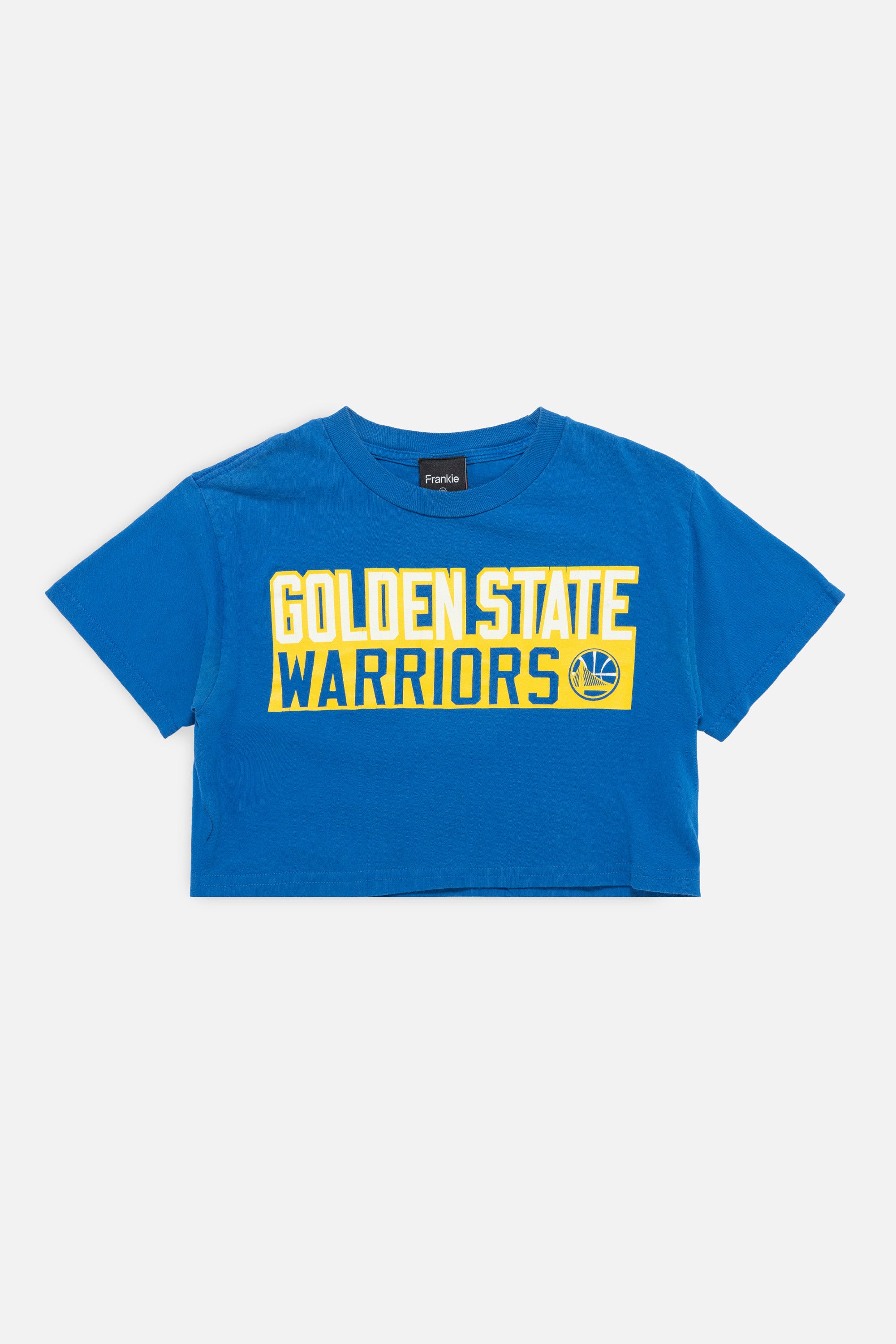 Rework Golden State Warriors Crop Tee