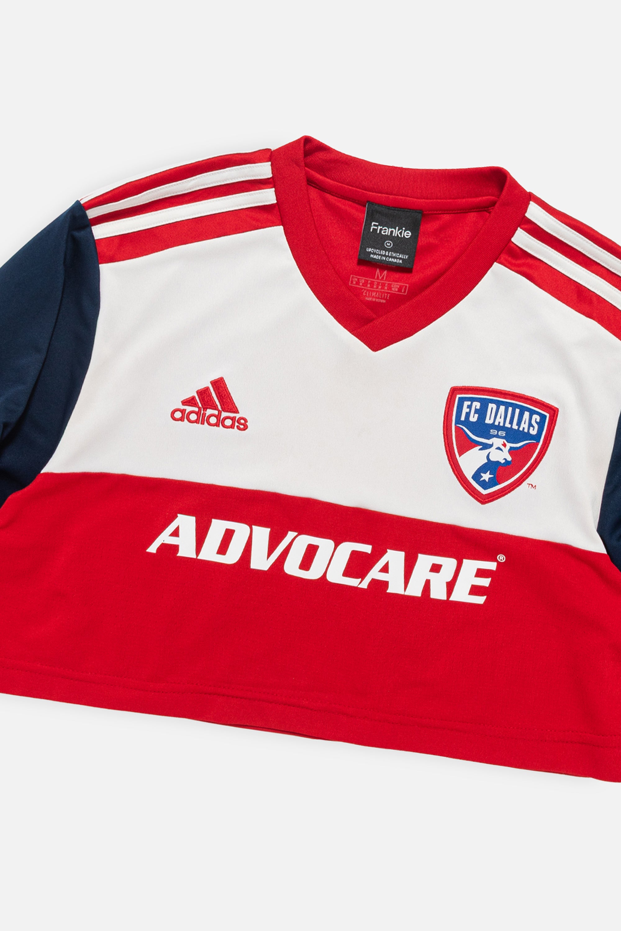 Rework FC Dallas Crop Jersey-Adidas-Frankie Collective-Rework-Vintage-Streetwear