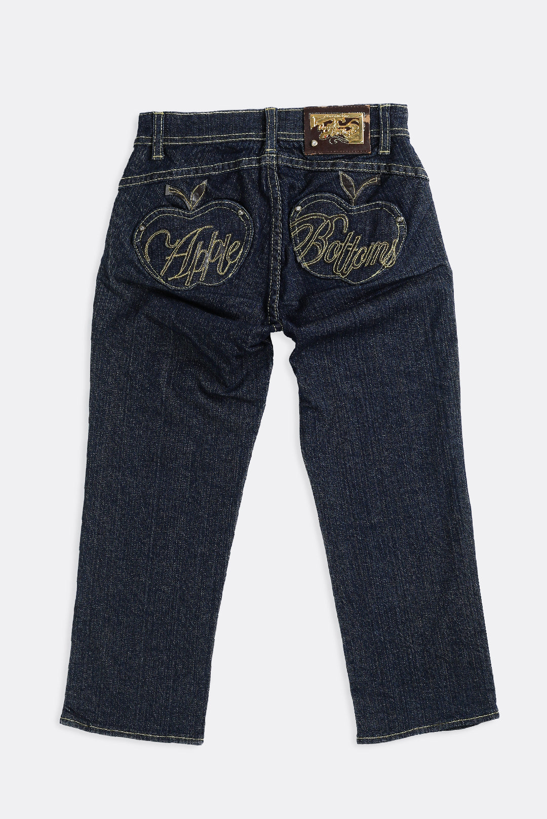 Deadstock Apple Bottom Classic Dark Wash Denim Capris - 25, 27-PANTS-apple bottoms-Frankie Collective