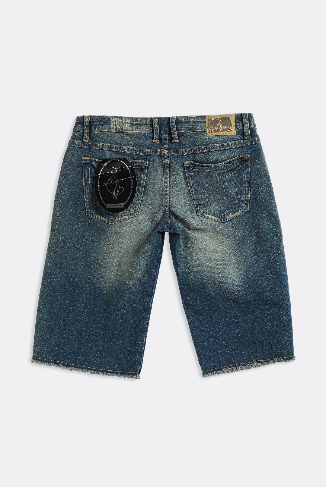 Deadstock Baby Phat Bedazzled Denim Shorts - 31-SHORTS-baby phat-Frankie Collective