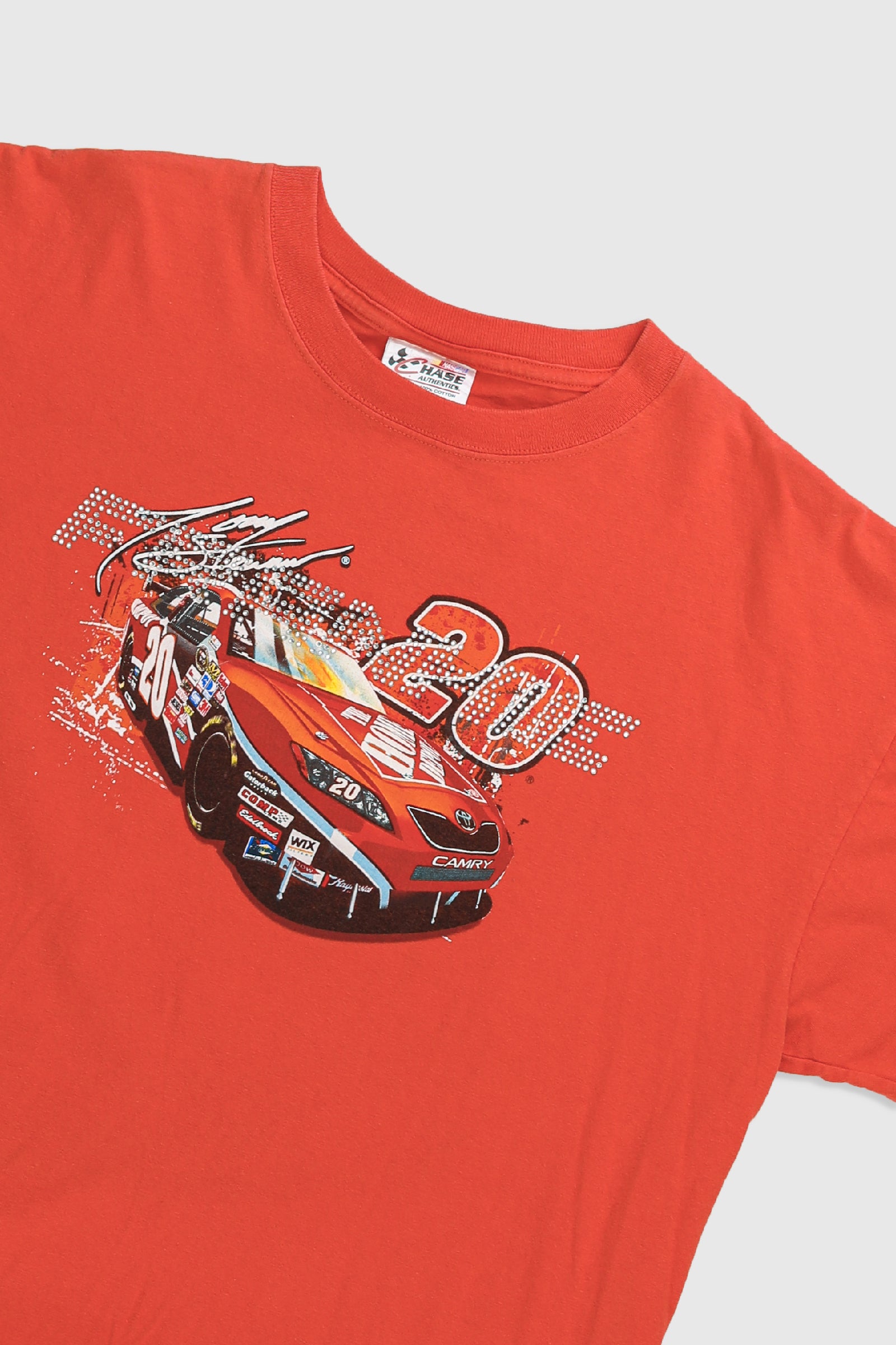 Frankie Rhinestone Racing Tee-TSHIRTS-Racing-Frankie Collective Rare Vintage Streetwear Reworks
