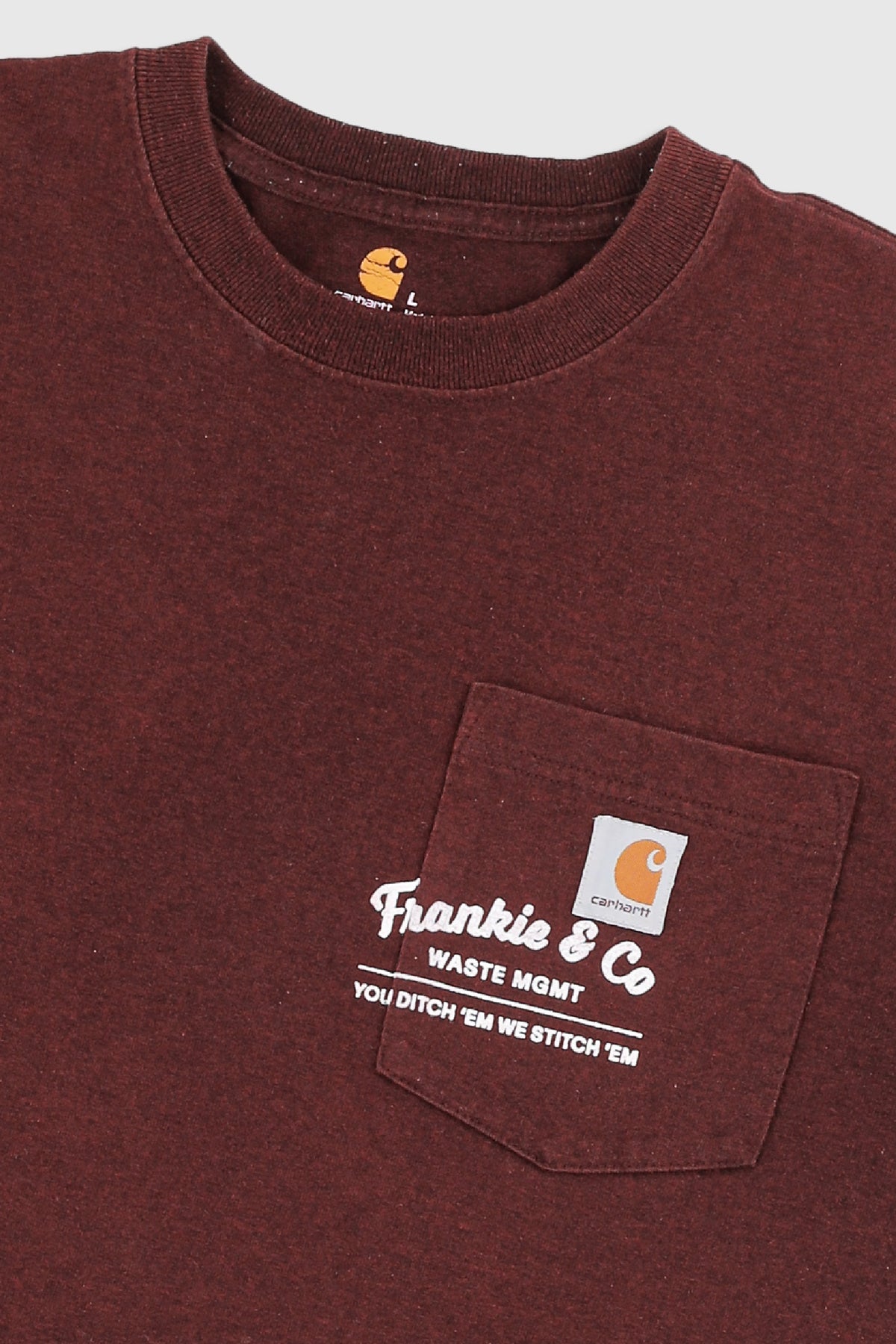 Frankie Waste Management Carhartt Tee-T-SHIRT-carhartt-Frankie Collective Rare Vintage Streetwear Reworks
