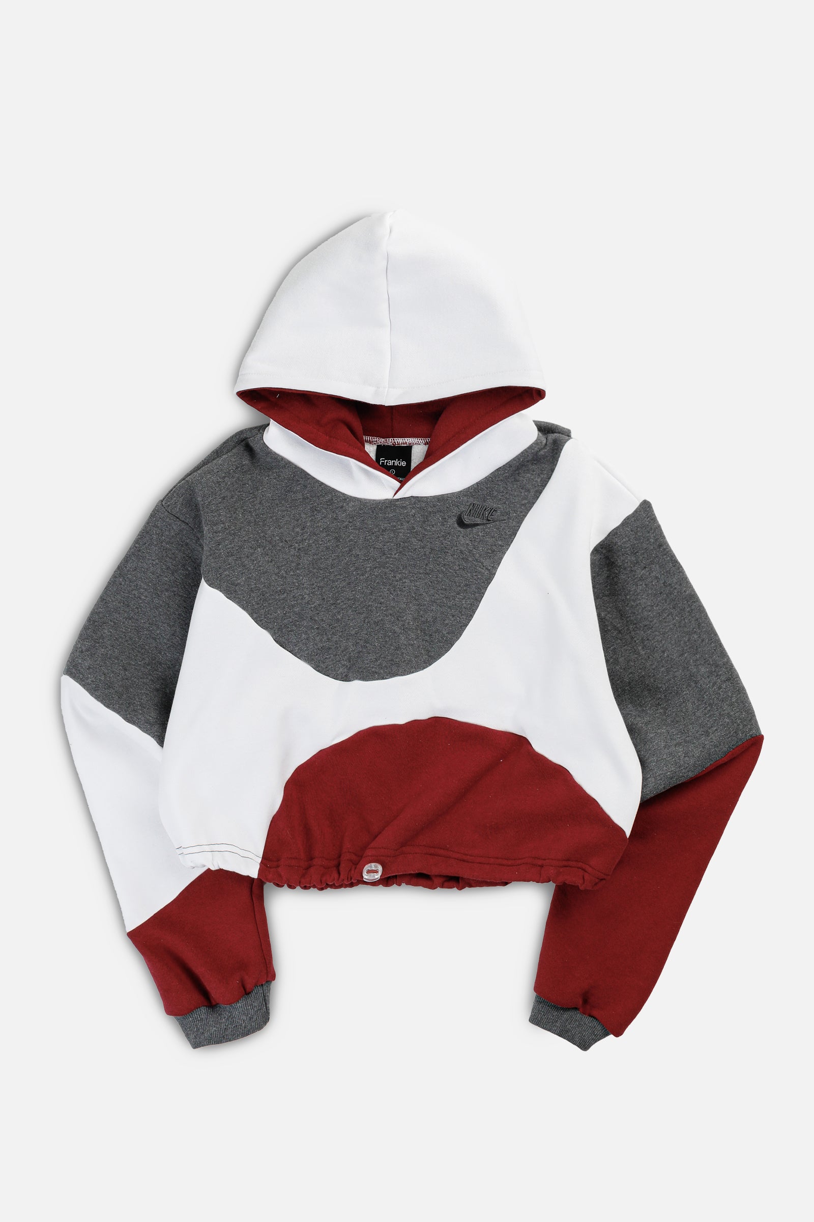 Rework Nike Wave Crop Sweatshirt - L-SWEATERS-Nike-L-Frankie Collective Rare Vintage Streetwear Reworks