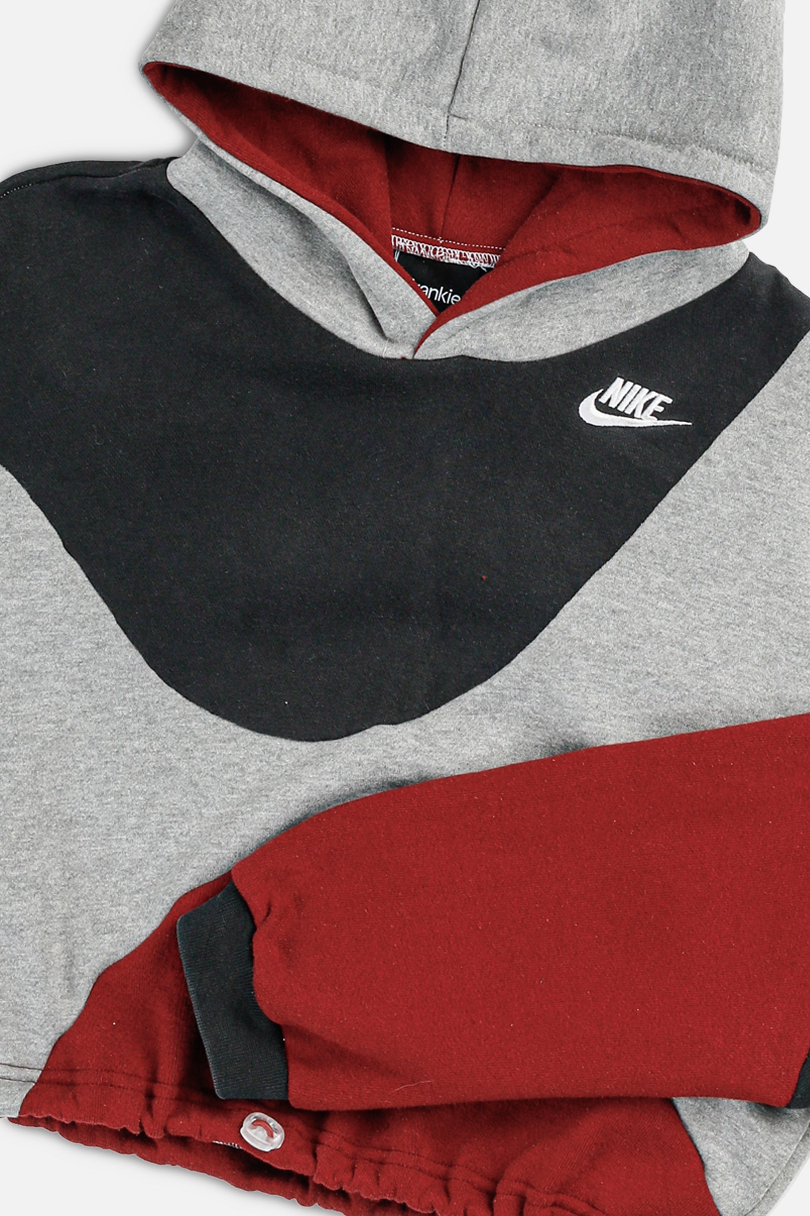 Rework Nike Wave Crop Sweatshirt - S-SWEATERS-Nike-S-Frankie Collective Rare Vintage Streetwear Reworks