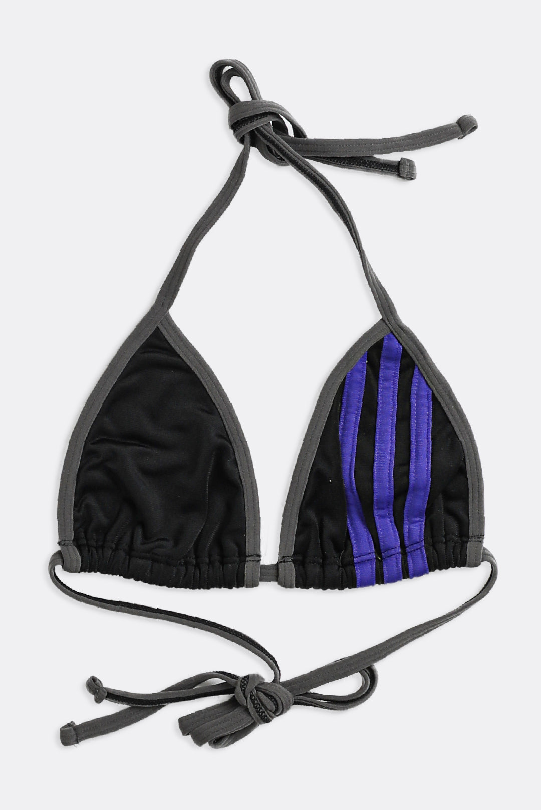 Rework Adidas Athletic Triangle Top - S, M-BRA TOPS-Adidas-S-Frankie Collective Rare Vintage Streetwear Reworks